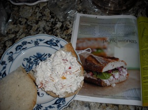 partially assembled sandwich and its inspiration